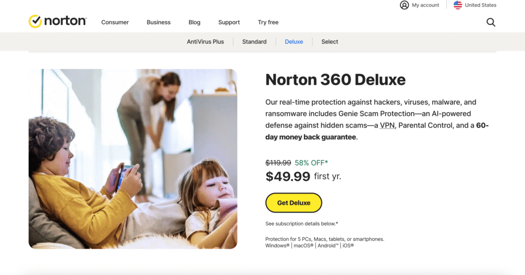 Norton 360 Deluxe